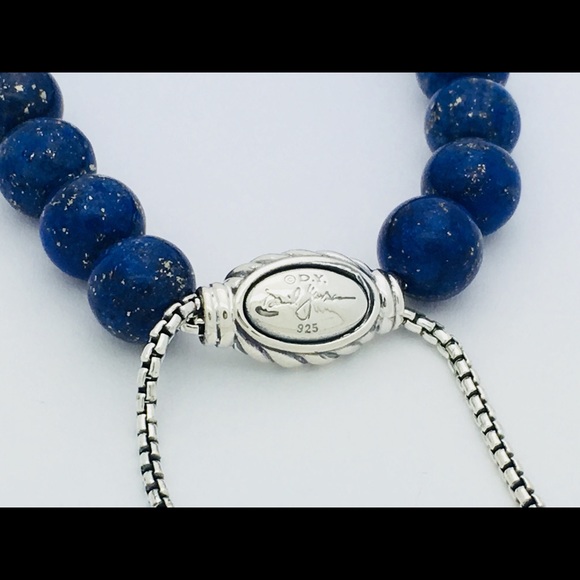 David Yurman Spiritual Bead Lapis Lazuli Bracelet - Picture 3 of 4